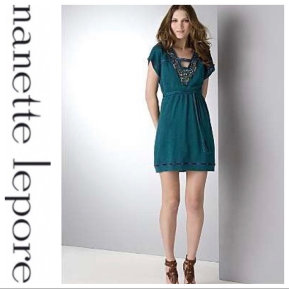 Nanette Lepore Dresses & Skirts - 💕SALE💕 Nanette Lepore Jeweled Summer Dress